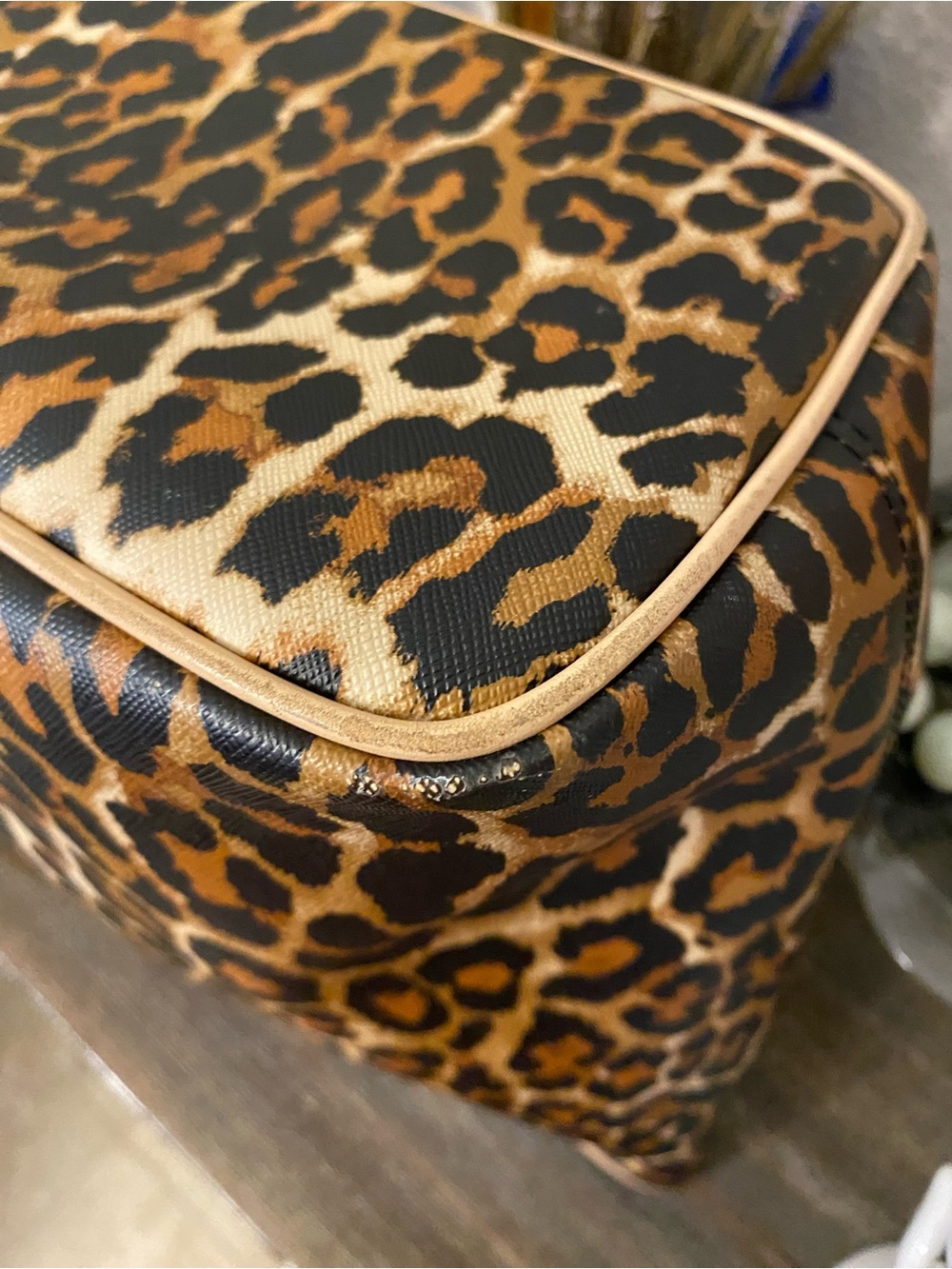 Coach Metro Ocelot leopard print coated canvas tote - Picture 9 of 16